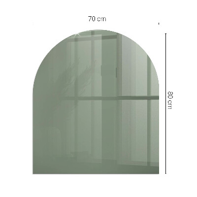 Üveg kandalló alátét Szín: Olive