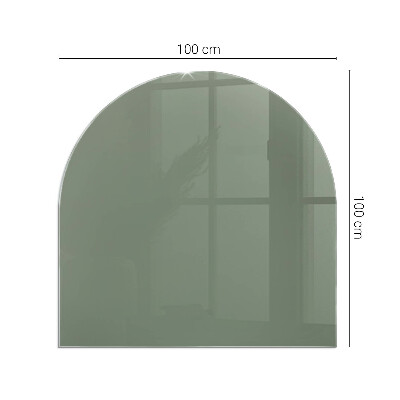 Üveg kandalló alátét Szín: Olive