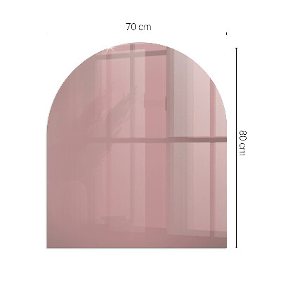 Kandalló üveg alátét Szín Pink