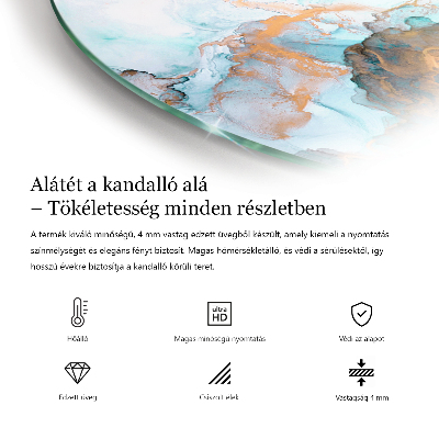 Negyedkör alakú kandalló alátét Fa mozaik az elrendezésben
