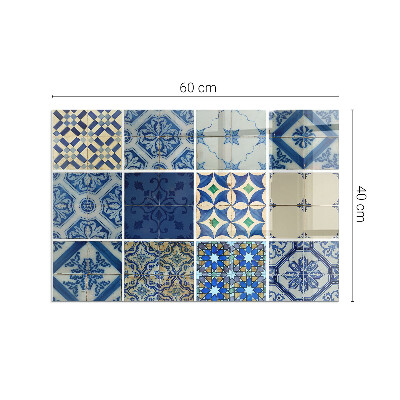 Téglalap alakú kandalló alátét Ceramic tile patterns