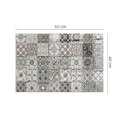 Kandalló alátét üveg Decorative tile patterns