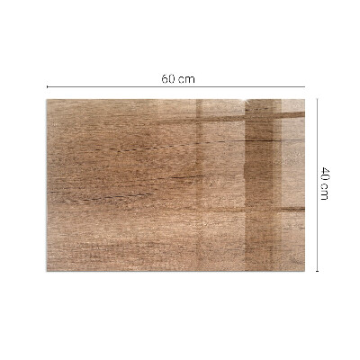 Kandalló alátét üveg Natural wood pattern
