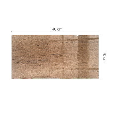 Kandalló alátét üveg Natural wood pattern