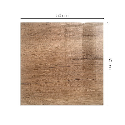 Kandalló alátét üveg Natural wood pattern
