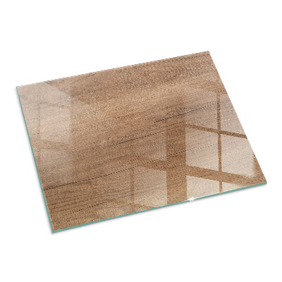 Kandalló alátét üveg Natural wood pattern