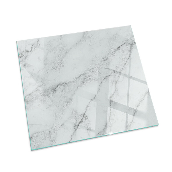 Téglalap alakú kandalló alátét Marble pattern with veins