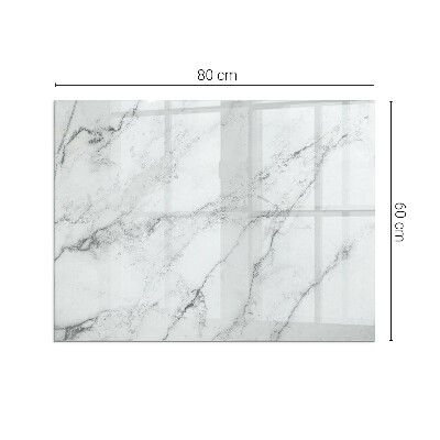Téglalap alakú kandalló alátét Marble pattern with veins