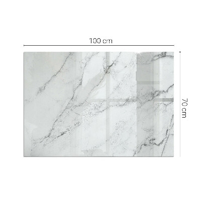 Téglalap alakú kandalló alátét Marble pattern with veins