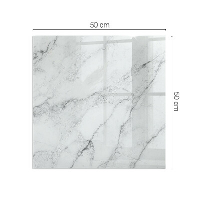 Téglalap alakú kandalló alátét Marble pattern with veins