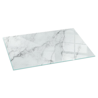 Téglalap alakú kandalló alátét Marble pattern with veins