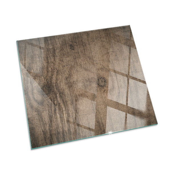 Téglalap alakú kandalló alátét Natural wood pattern
