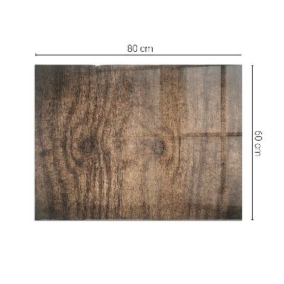 Téglalap alakú kandalló alátét Natural wood pattern