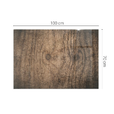 Téglalap alakú kandalló alátét Natural wood pattern
