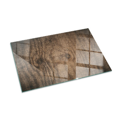 Téglalap alakú kandalló alátét Natural wood pattern