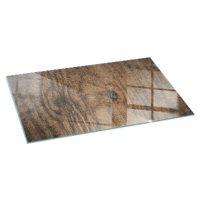 Téglalap alakú kandalló alátét Natural wood pattern