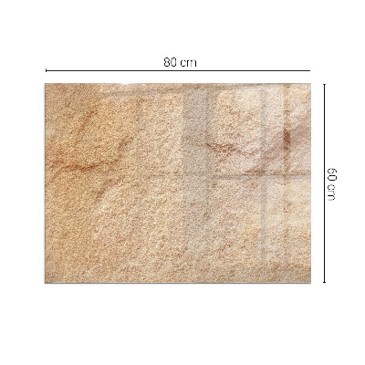 Kandalló alátét üveg Natural stone texture