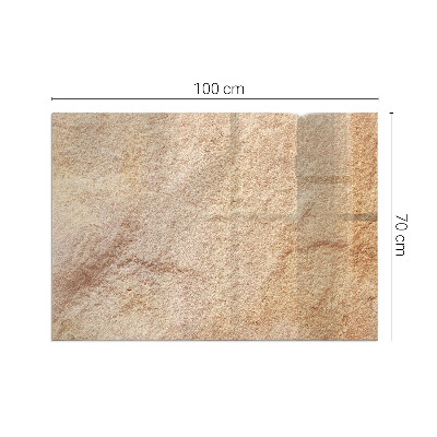 Kandalló alátét üveg Natural stone texture