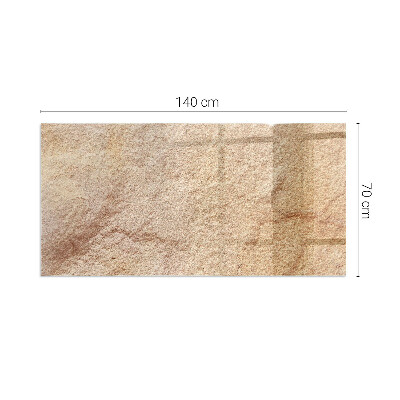 Kandalló alátét üveg Natural stone texture