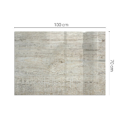 Kandalló alátét üveg Light wood texture