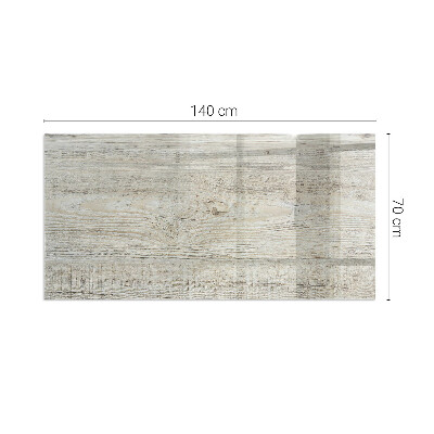 Kandalló alátét üveg Light wood texture