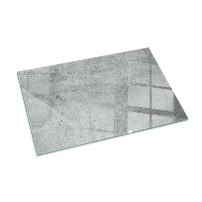 Téglalap alakú kandalló alátét Raw concrete texture