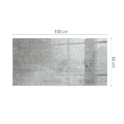 Téglalap alakú kandalló alátét Raw concrete texture
