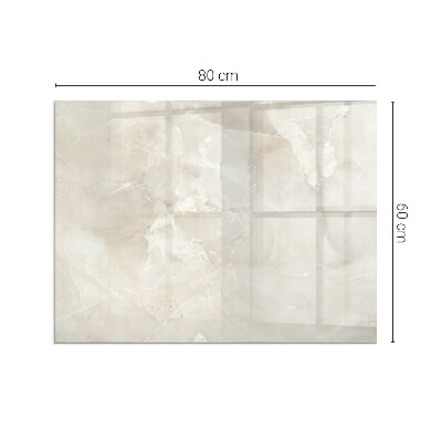 Kandalló alátét üveg Natural marble pattern