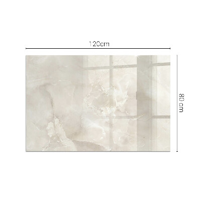 Kandalló alátét üveg Natural marble pattern