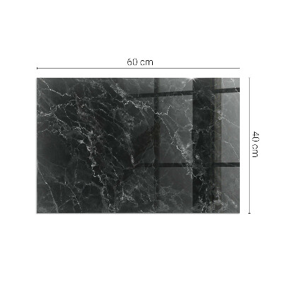 Téglalap alakú kandalló alátét Elegant marble pattern