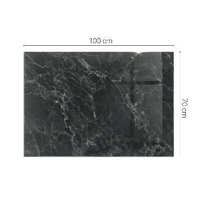 Téglalap alakú kandalló alátét Elegant marble pattern