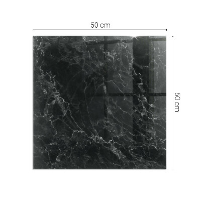 Téglalap alakú kandalló alátét Elegant marble pattern