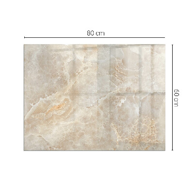 Kandalló alátét üveg Natural stone pattern