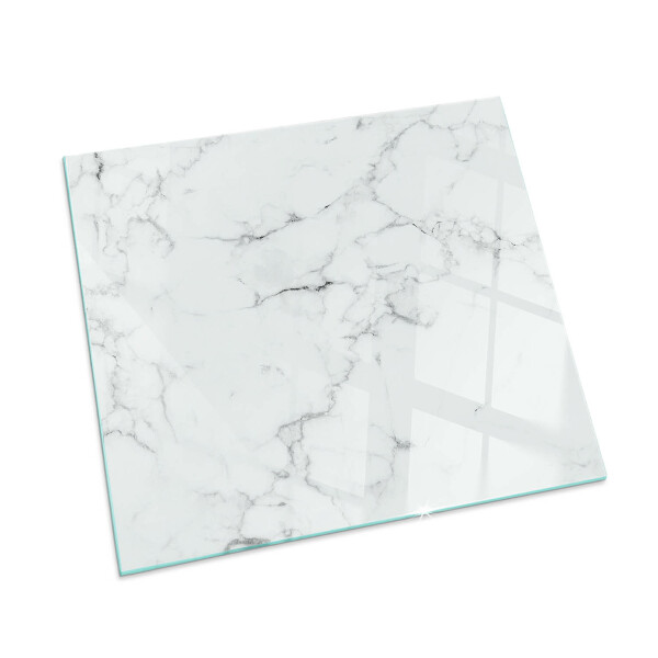 Téglalap alakú kandalló alátét Marble pattern with veins