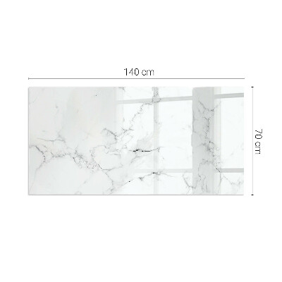 Téglalap alakú kandalló alátét Marble pattern with veins