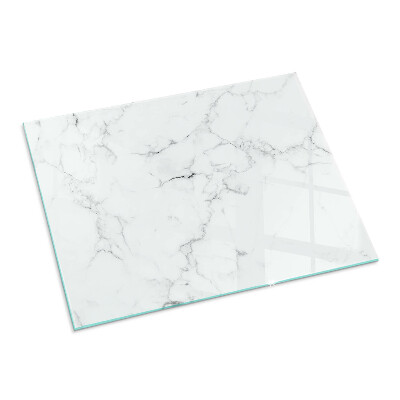 Téglalap alakú kandalló alátét Marble pattern with veins