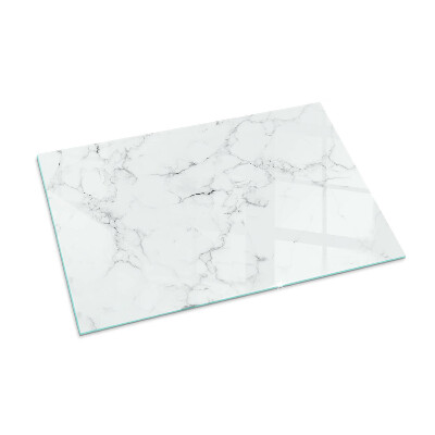 Téglalap alakú kandalló alátét Marble pattern with veins