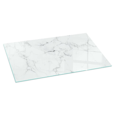 Téglalap alakú kandalló alátét Marble pattern with veins
