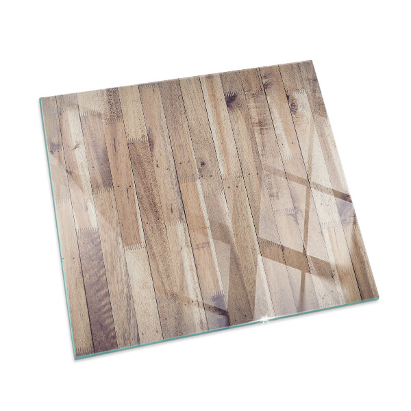 Téglalap alakú kandalló alátét Wooden board in arrangement