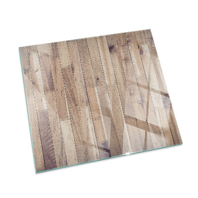 Téglalap alakú kandalló alátét Wooden board in arrangement