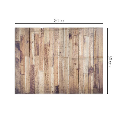 Téglalap alakú kandalló alátét Wooden board in arrangement