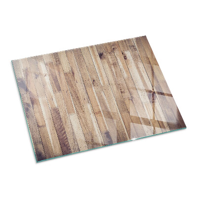 Téglalap alakú kandalló alátét Wooden board in arrangement
