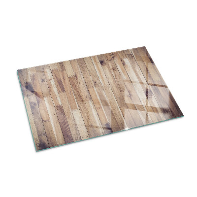 Téglalap alakú kandalló alátét Wooden board in arrangement