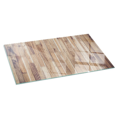 Téglalap alakú kandalló alátét Wooden board in arrangement