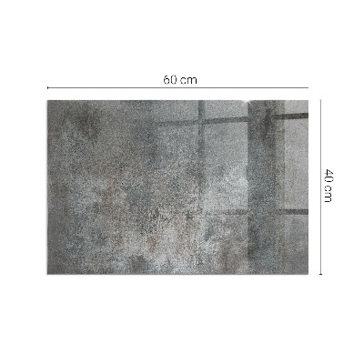 Kandalló alátét üveg Raw surface texture
