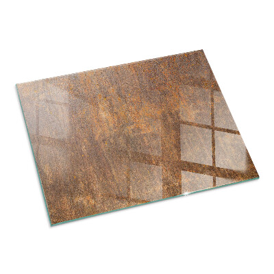 Téglalap alakú kandalló alátét Rust texture on metal