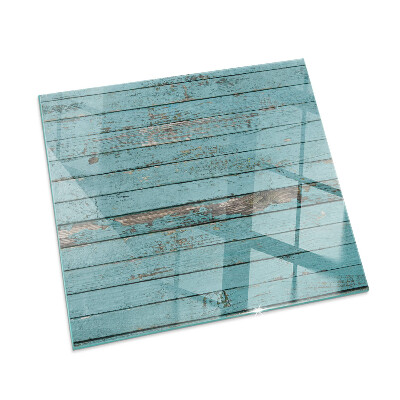 Kandalló alátét üveg Rustic style boards