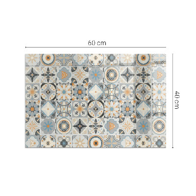 Kandalló alátét üveg Mosaic patterns in tiles
