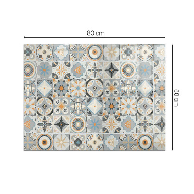 Kandalló alátét üveg Mosaic patterns in tiles