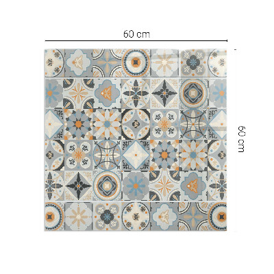 Kandalló alátét üveg Mosaic patterns in tiles